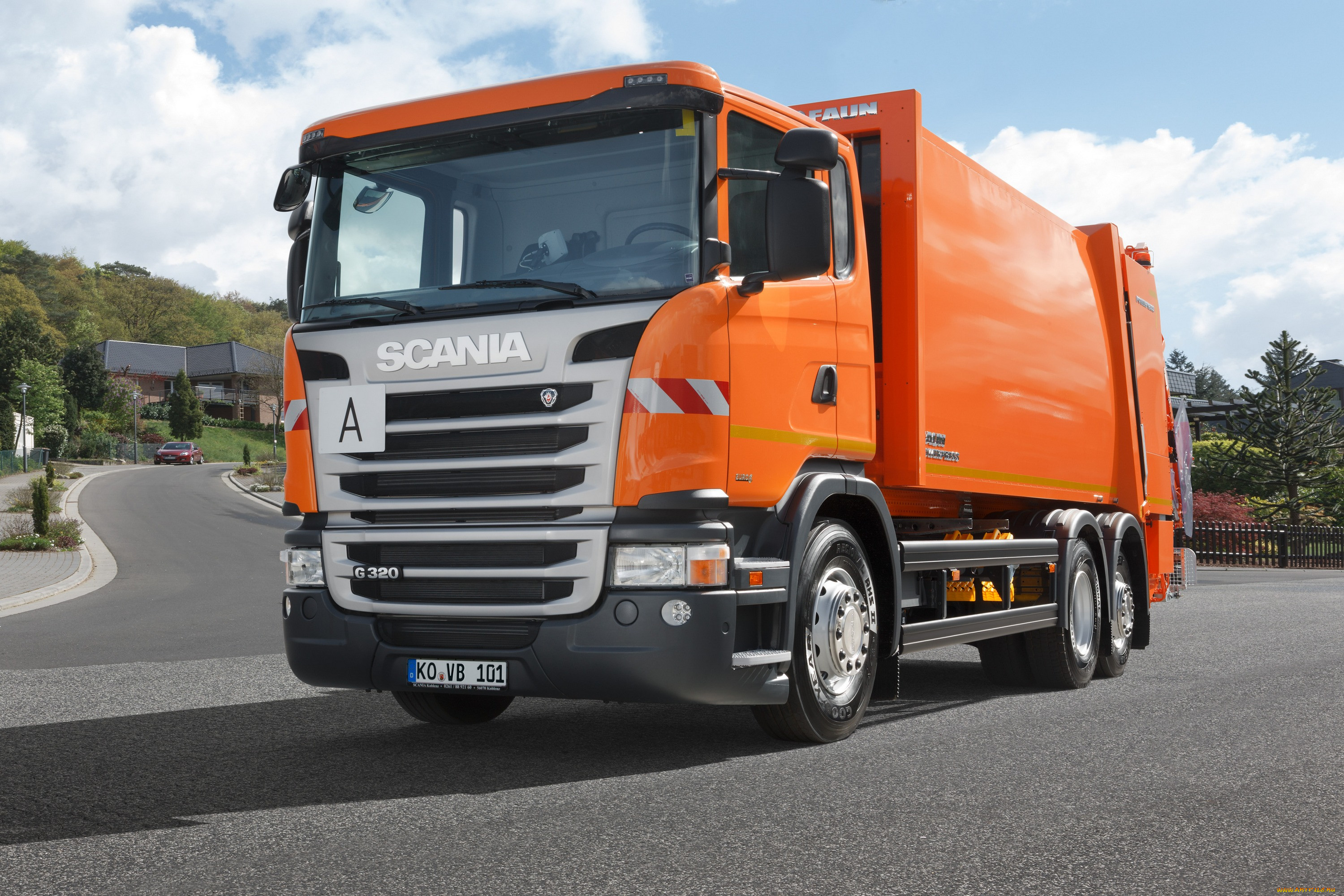 Мусоровоз Скания